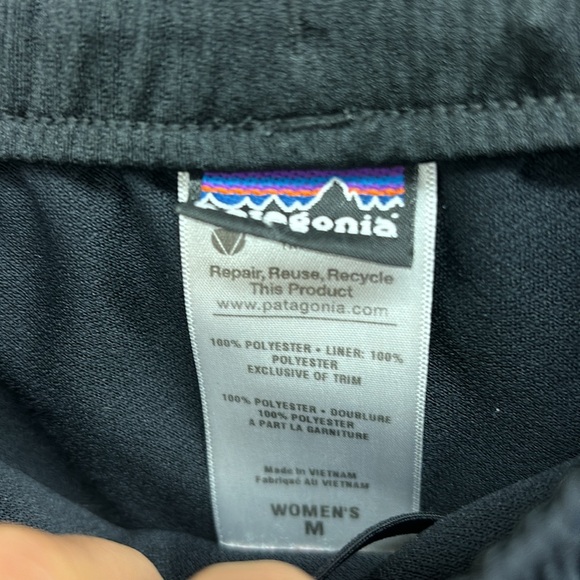 Patagonia Black Athletic Running Shorts Size Medium - Picture 3 of 7
